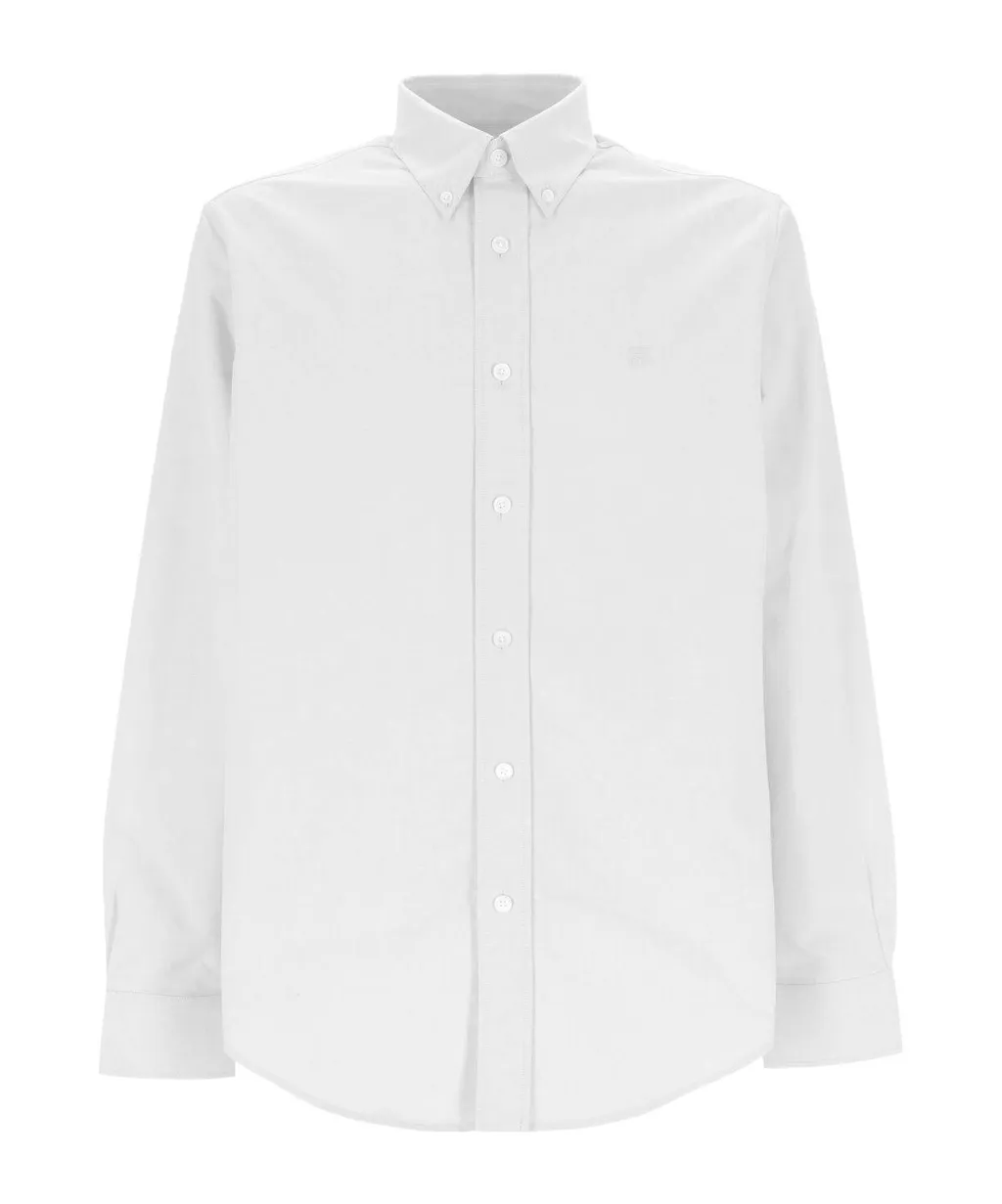 Givenchy 4G Embroidered Long-Sleeved Shirt