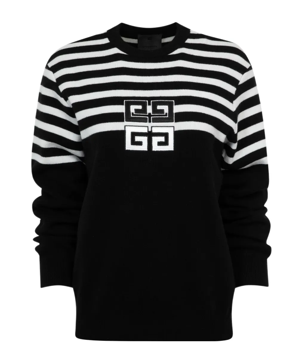 Embroidered Wool Sweater