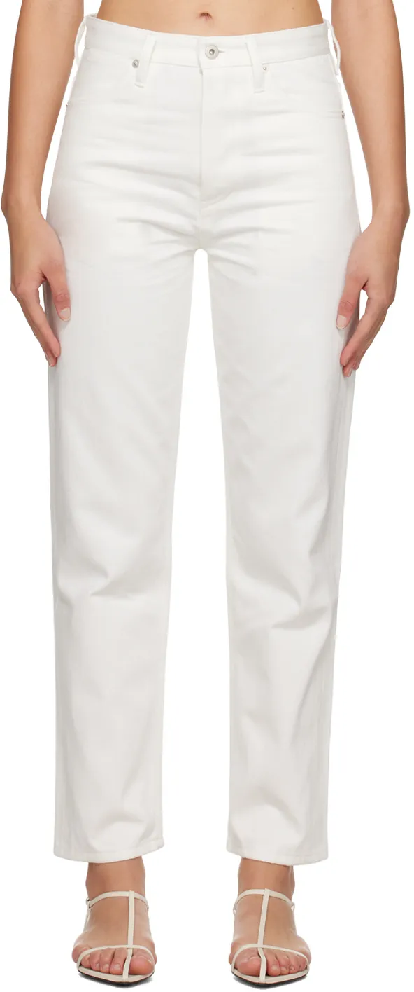 Jil Sander Mid-Waisted Cropped Jeans
