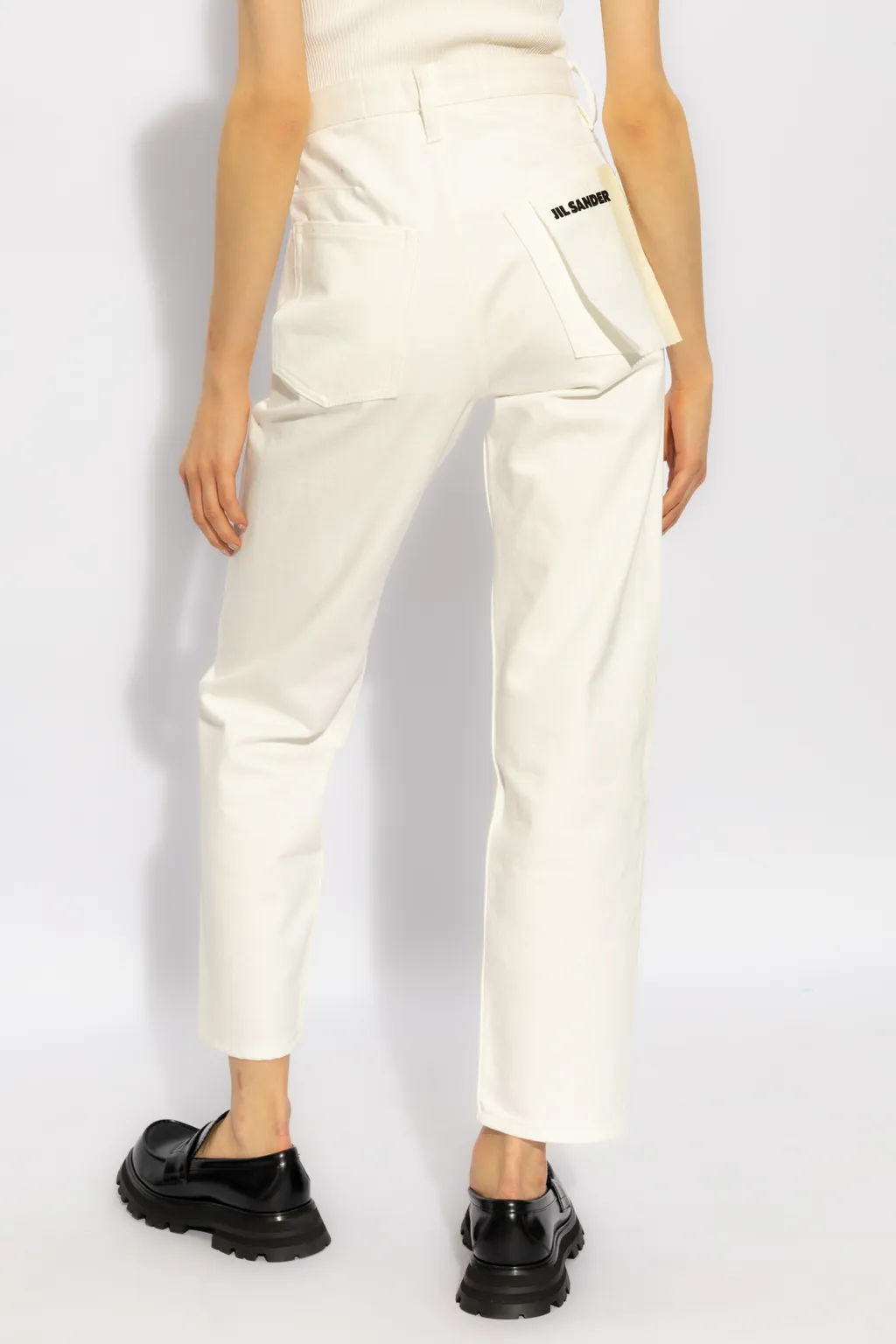 Jil Sander Mid-Waisted Cropped Jeans