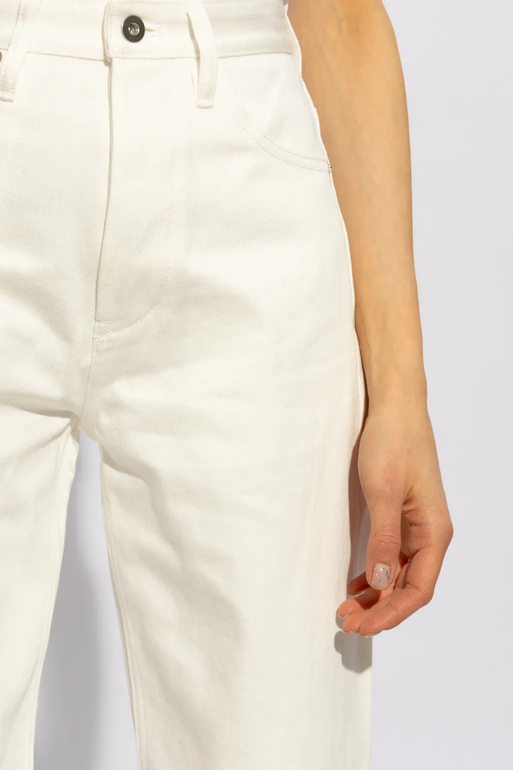 Jil Sander Mid-Waisted Cropped Jeans