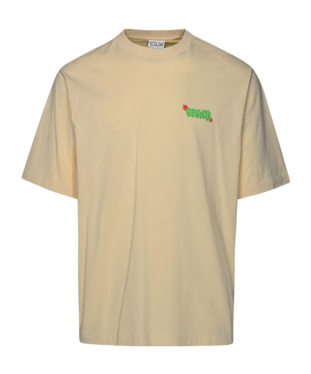 Marcelo Burlon County Of Milan County Printed Crewneck T-Shirt