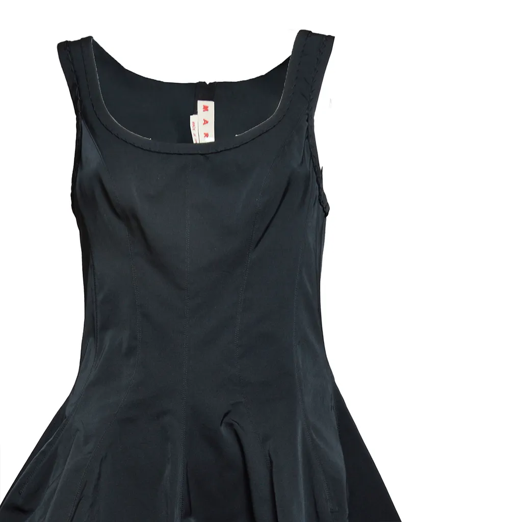 Marni Sleeveless Pleated Dress