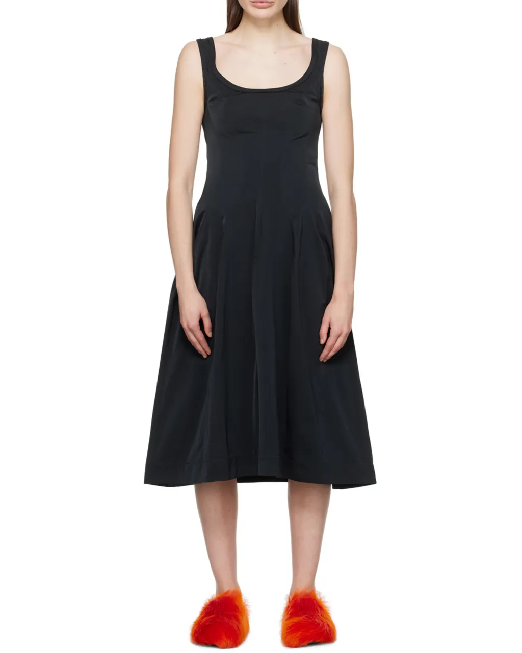 Marni Sleeveless Pleated Dress