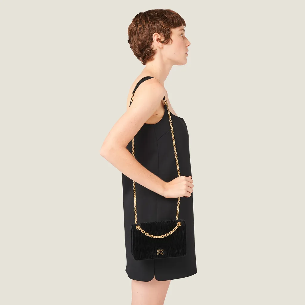 Matelassé Velvet Mini-Bag