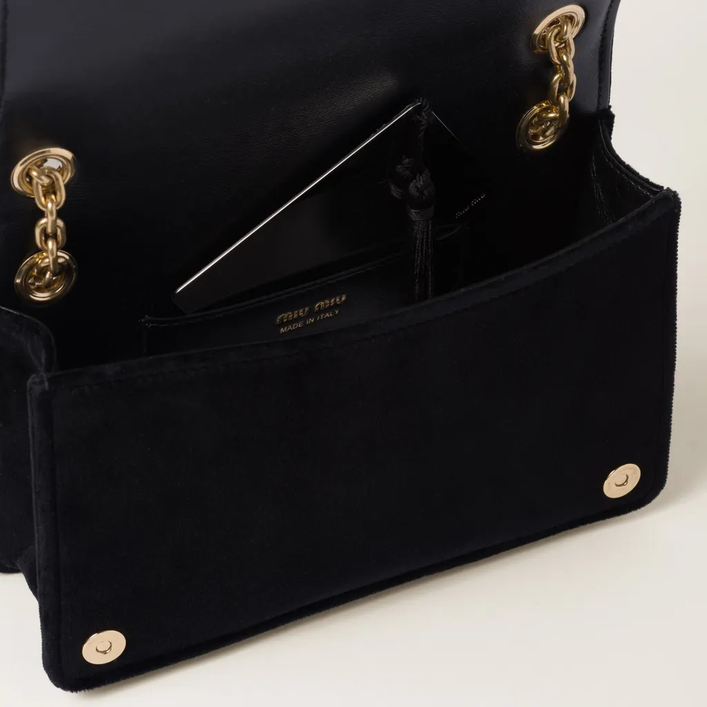 Matelassé Velvet Mini-Bag