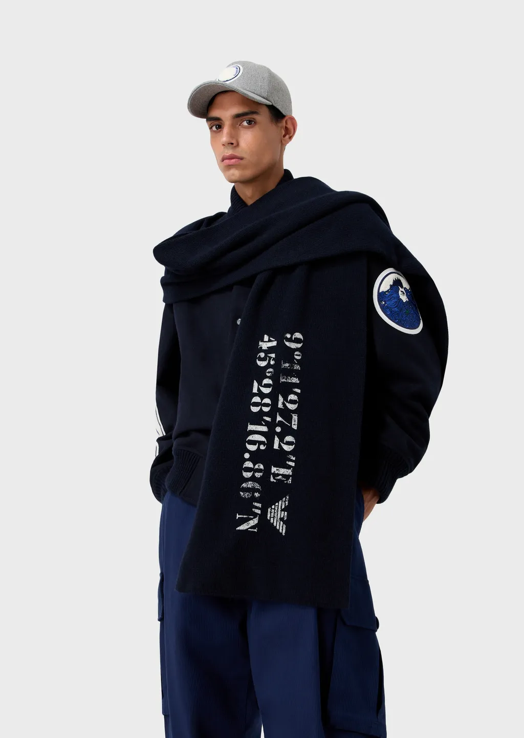 Logo Wool Scarf