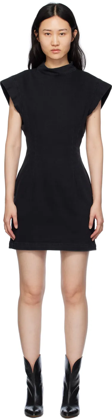 Isabel Marant Nina Cape-Sleeved Mini Dress