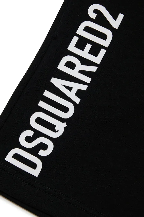Dsquared2 Kids Logo-Printed Drawstring Shorts