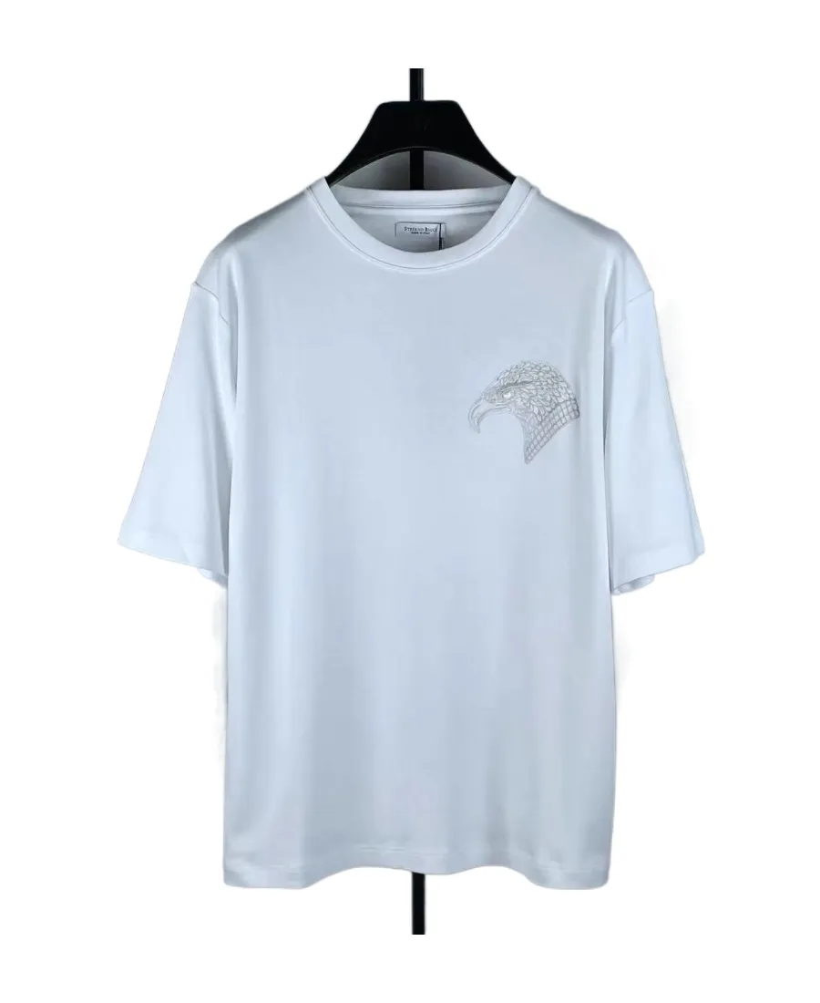 T-Shirt With Round Neck And Short Sleeves