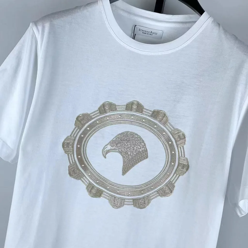 T-Shirt With Round Neck And Short Sleeves