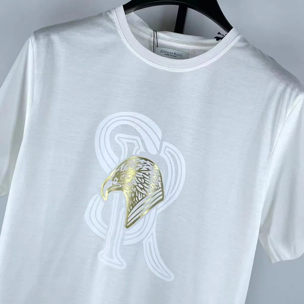 T-Shirt With Round Neck And Short Sleeves