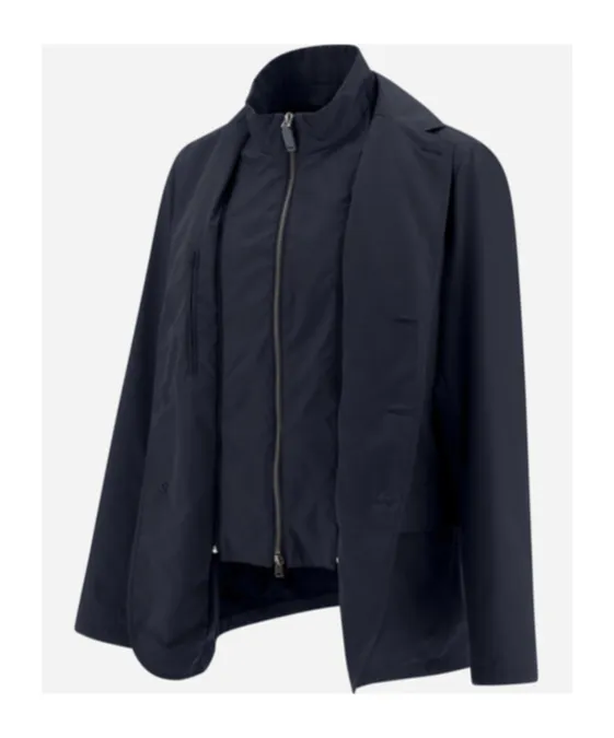 Herno Buttoned Layered Jacket