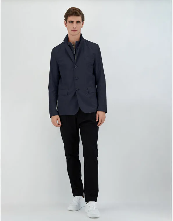 Herno Buttoned Layered Jacket