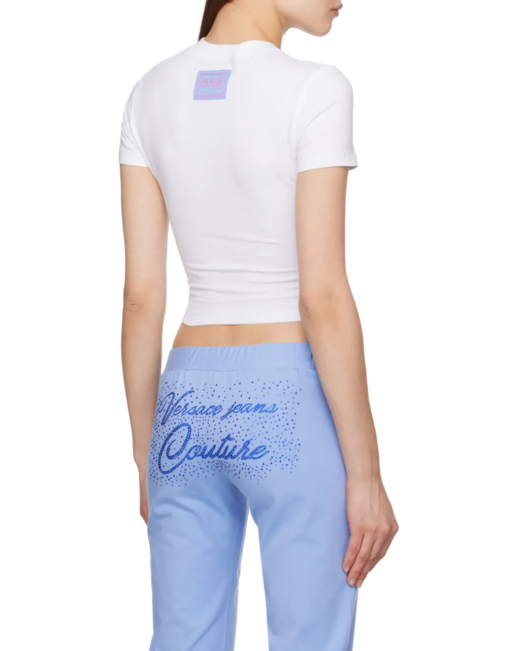 Logo-Print Cropped T-Shirt