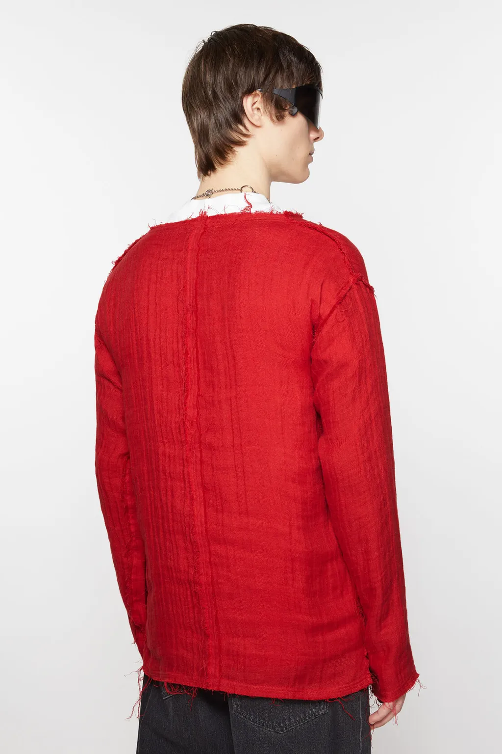 Patch-Detail Linen-Blend T-Shirt