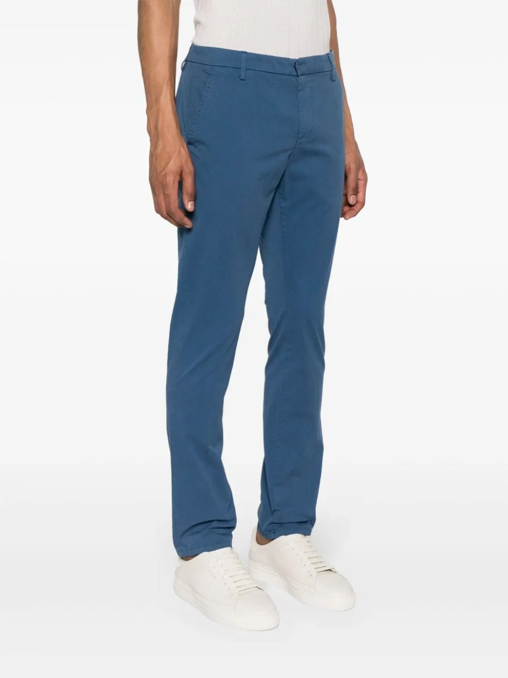 Slim-Leg Cotton Chinos