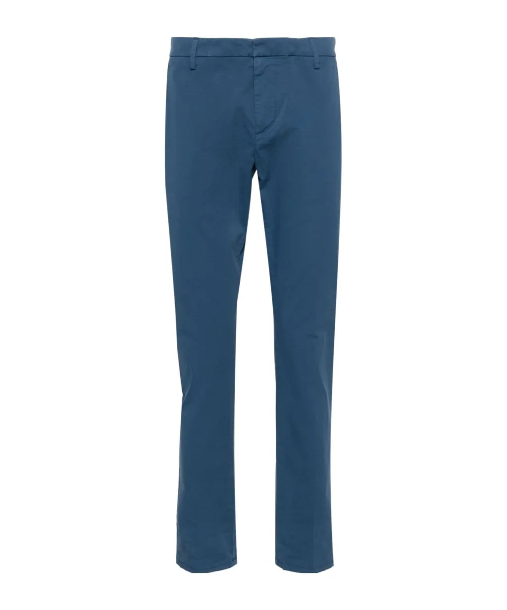 Slim-Leg Cotton Chinos