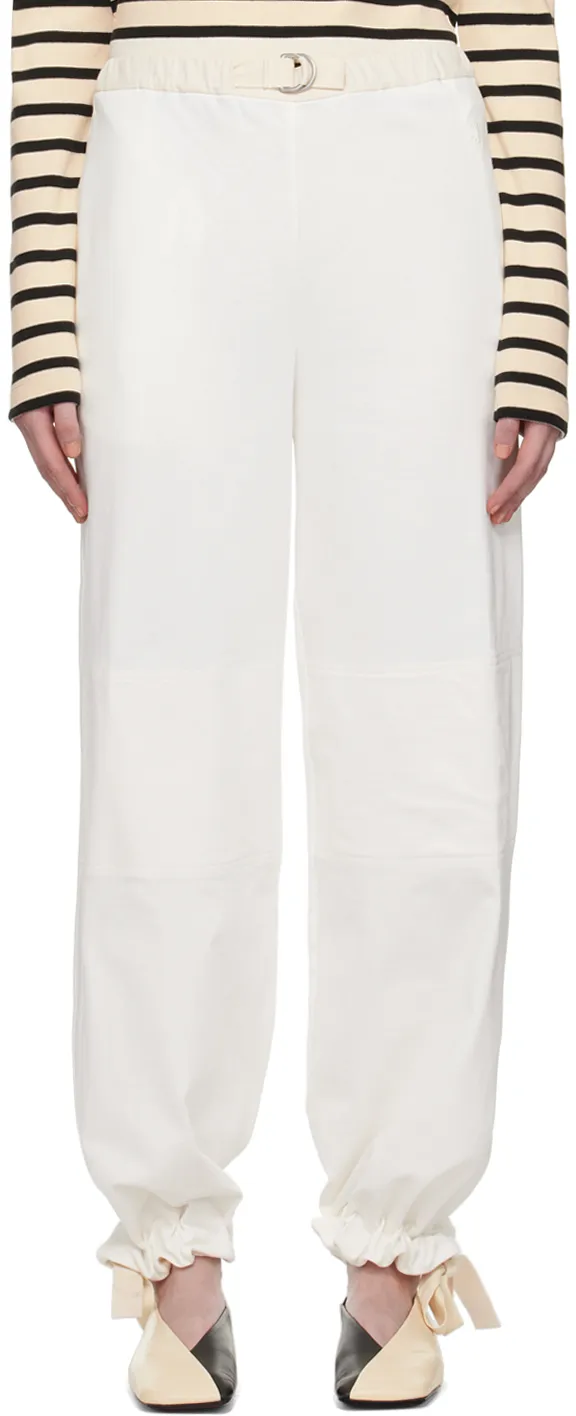 Belted Cotton Trousers