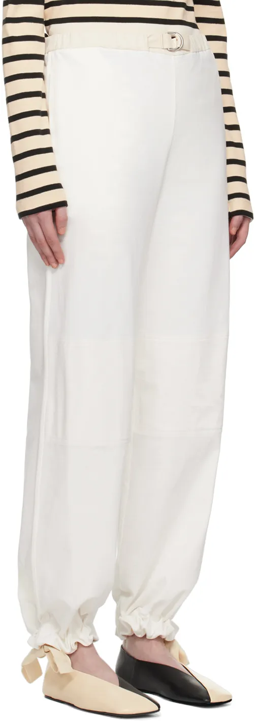 Belted Cotton Trousers