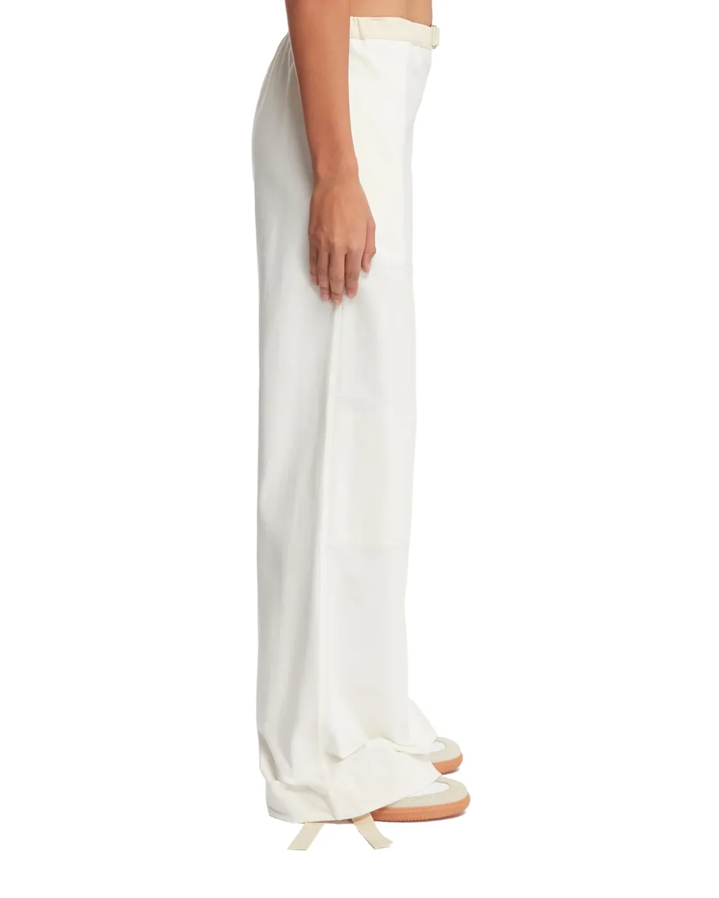 Belted Cotton Trousers