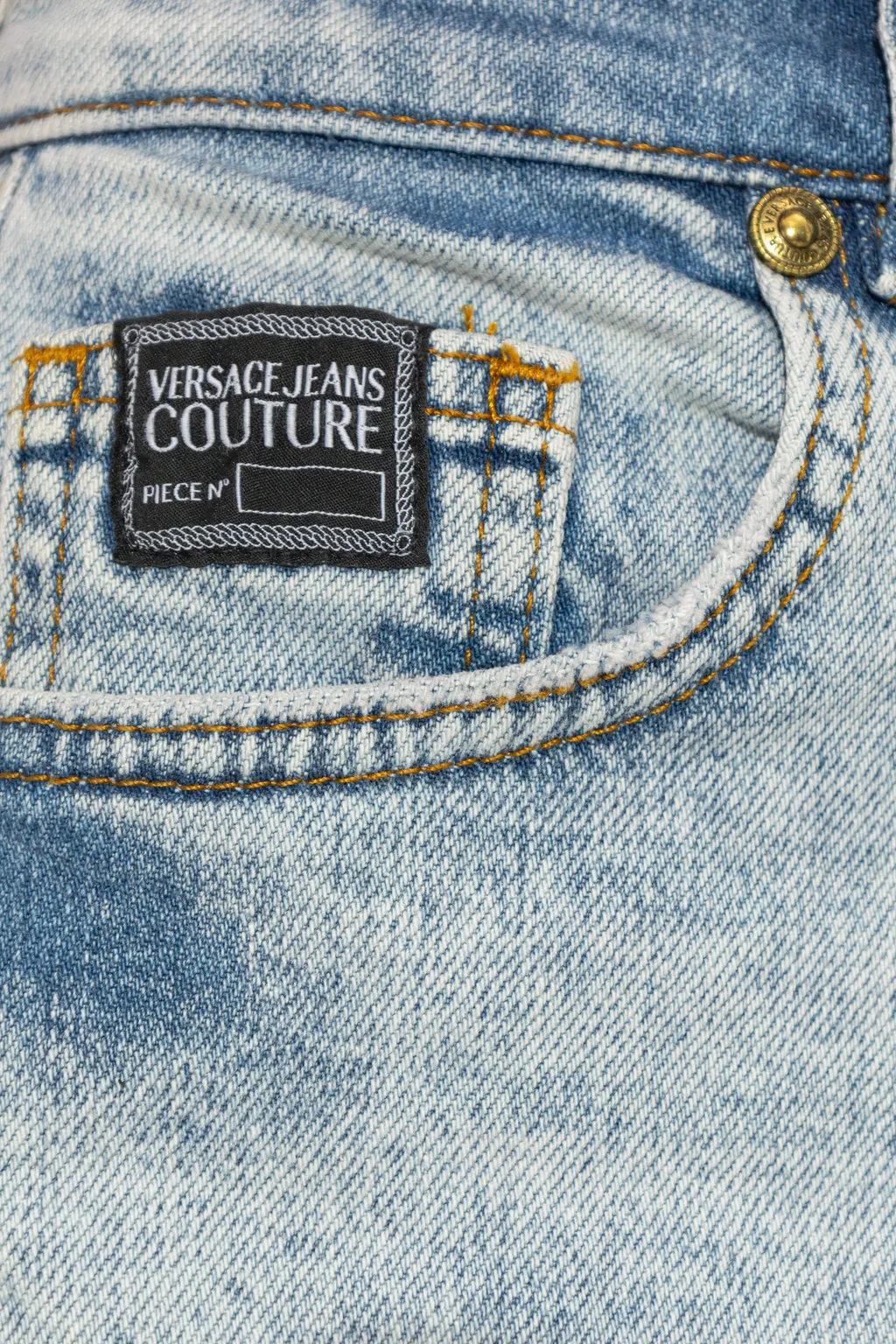 High-Rise Denim Shorts
