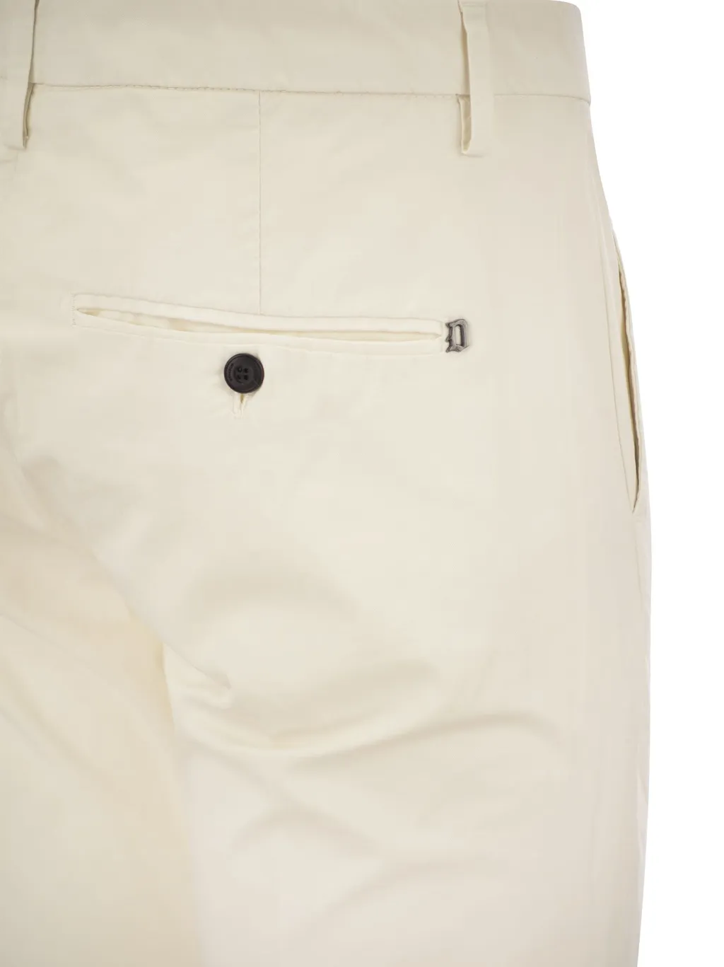 Dondup Mid-Rise Straight Leg Trousers