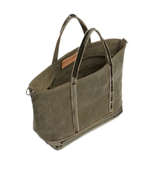 Sequin-Trimmed Tote Bag