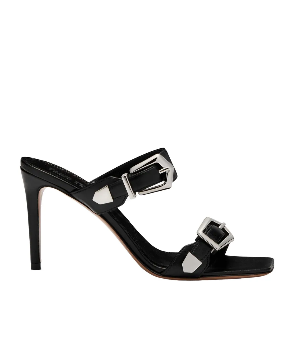 Ursula 85Mm Leather Mules
