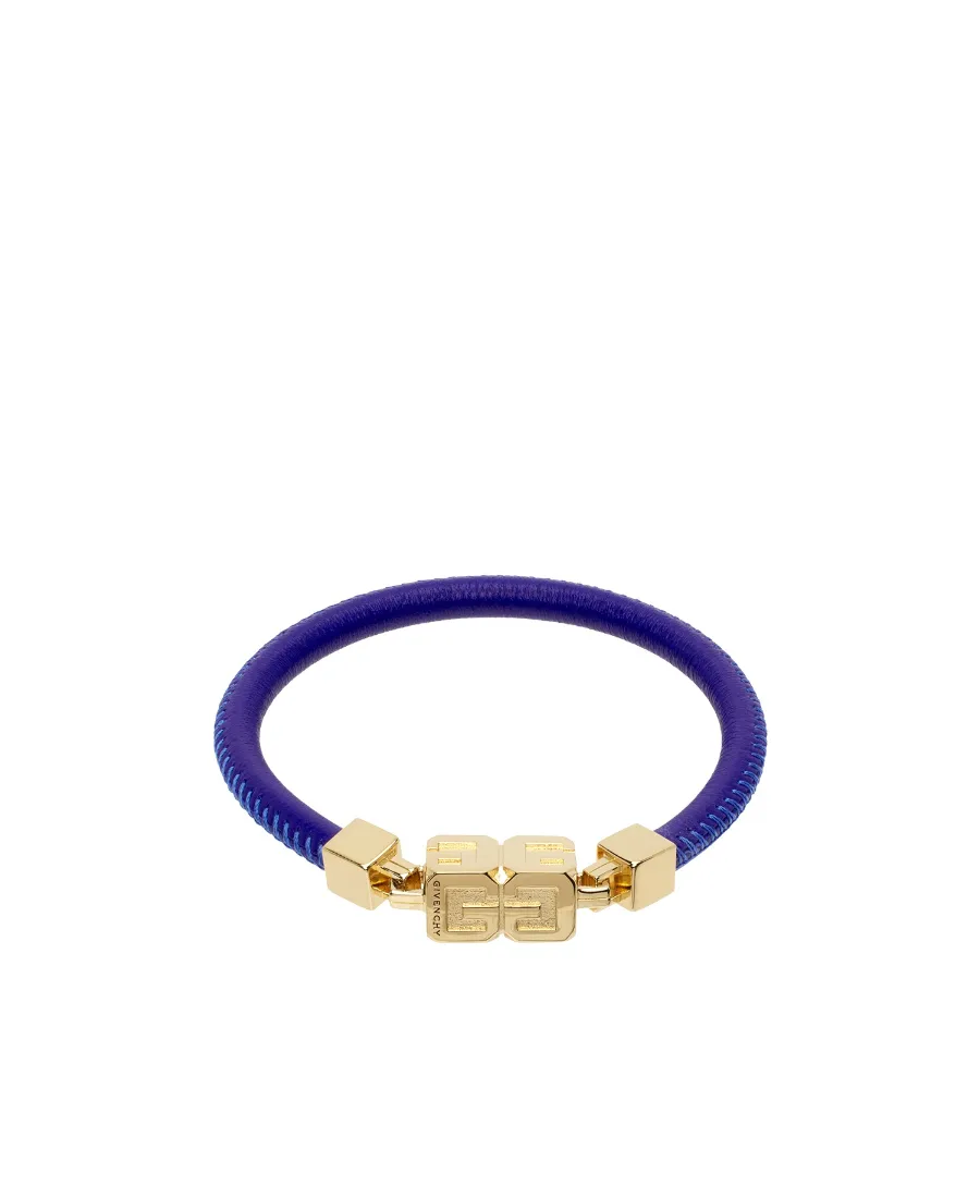G Cube Leather Bracelet