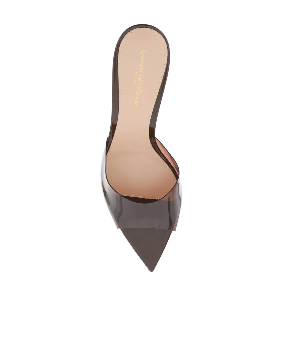 Gianvito Rossi Elle Pointed-Toe Mules