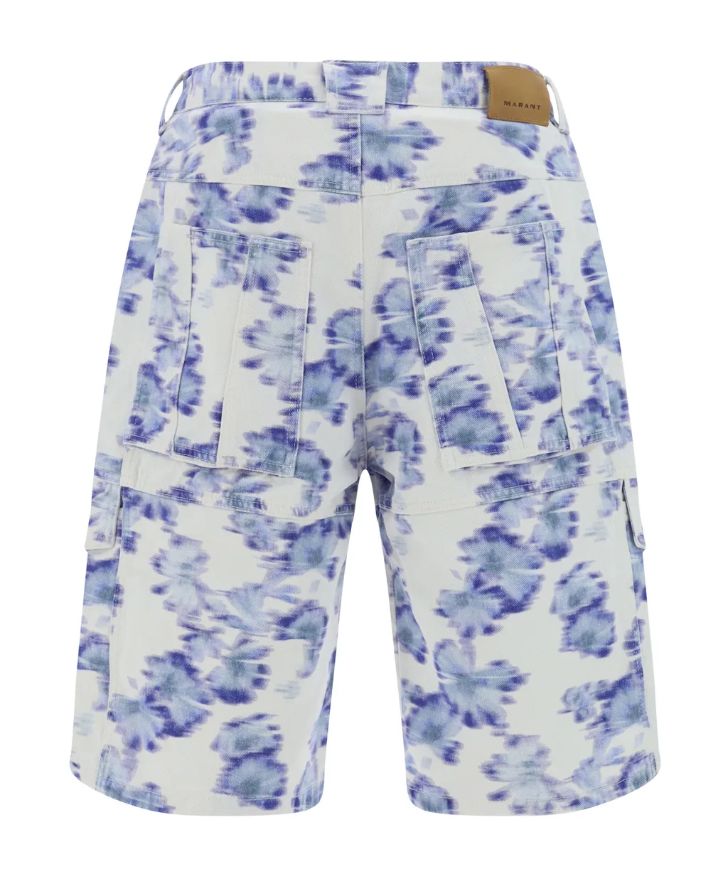 Isabel Marant Jemuel Floral Printed Shorts