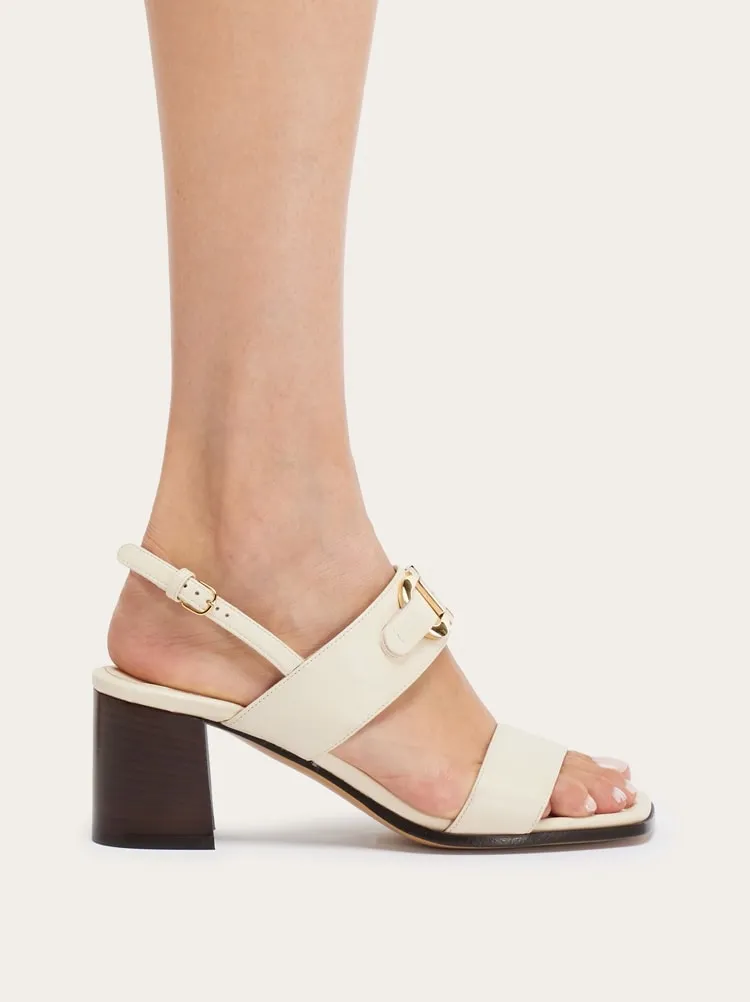 Gancini Decorative High-Heeled Sandals