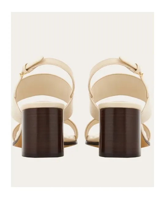Gancini Decorative High-Heeled Sandals
