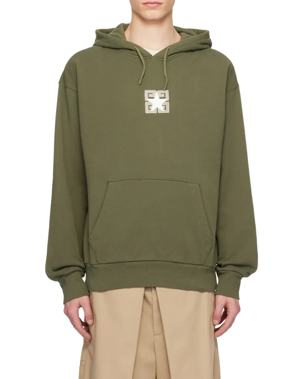Givenchy 4G Motif Drawstring Hoodie