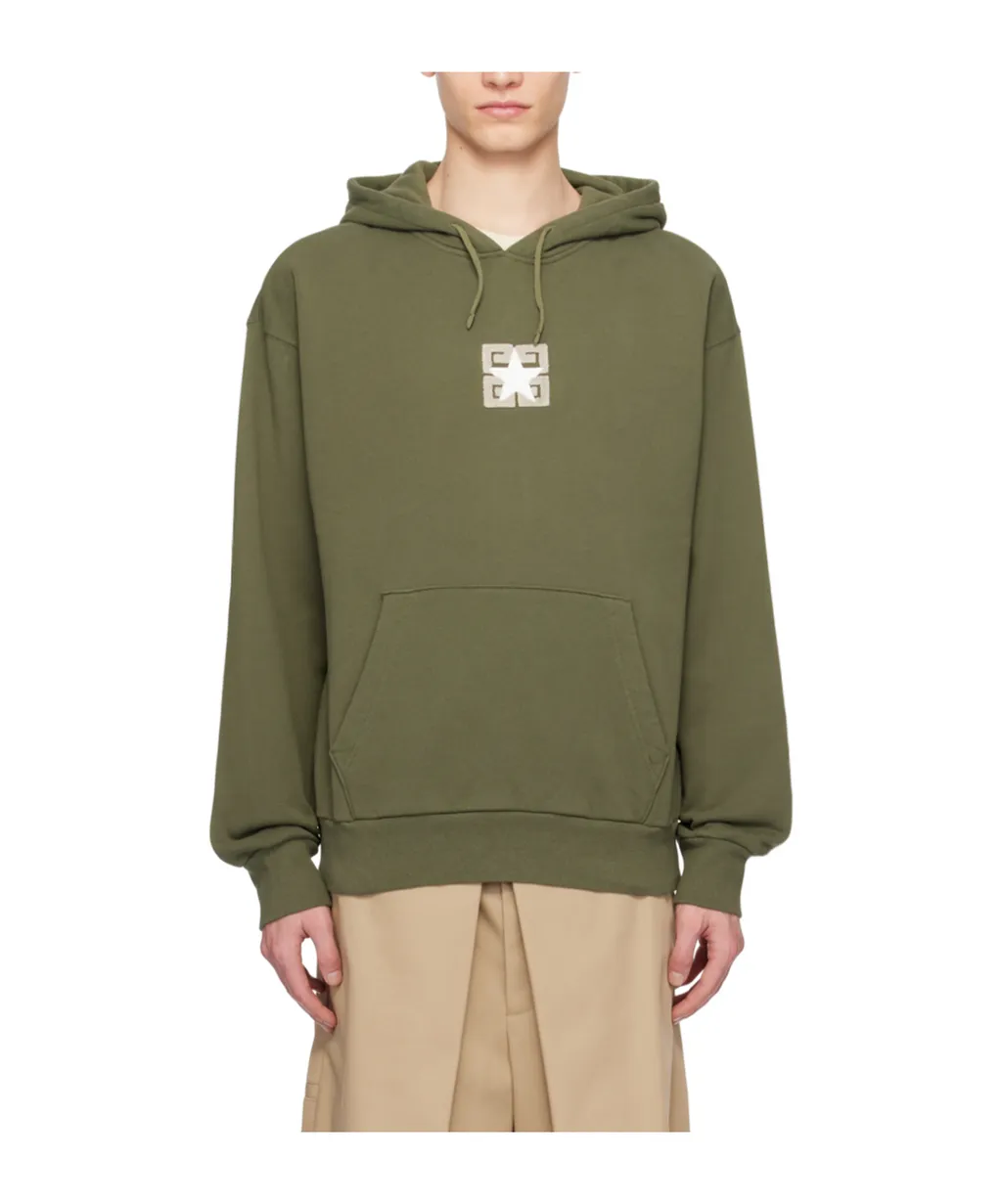 Givenchy 4G Motif Drawstring Hoodie