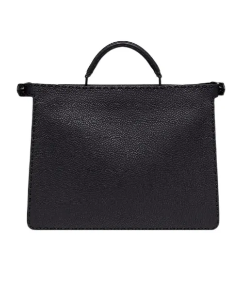 Black Selleria Bag With 713 Hand-Sewn Topstitches