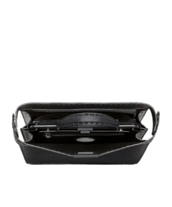 Black Selleria Bag With 713 Hand-Sewn Topstitches
