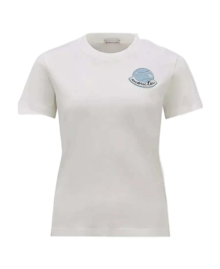 Moncler Logo Patch Crewneck T-Shirt