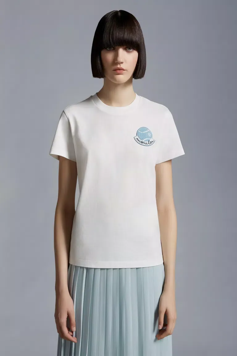 Moncler Logo Patch Crewneck T-Shirt