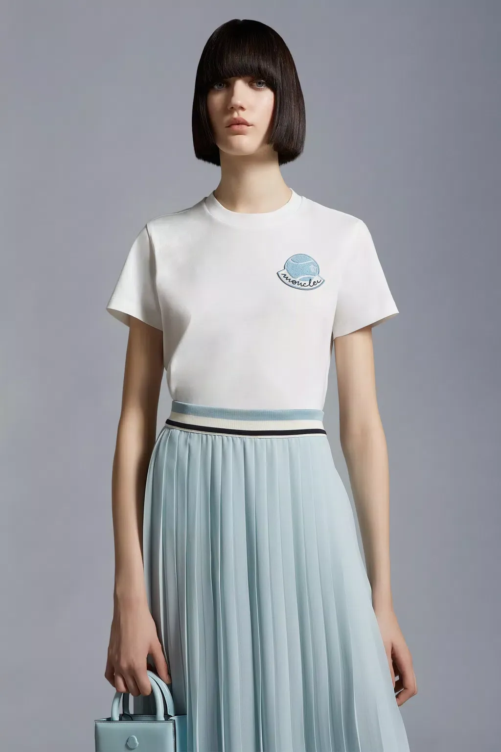 Moncler Logo Patch Crewneck T-Shirt