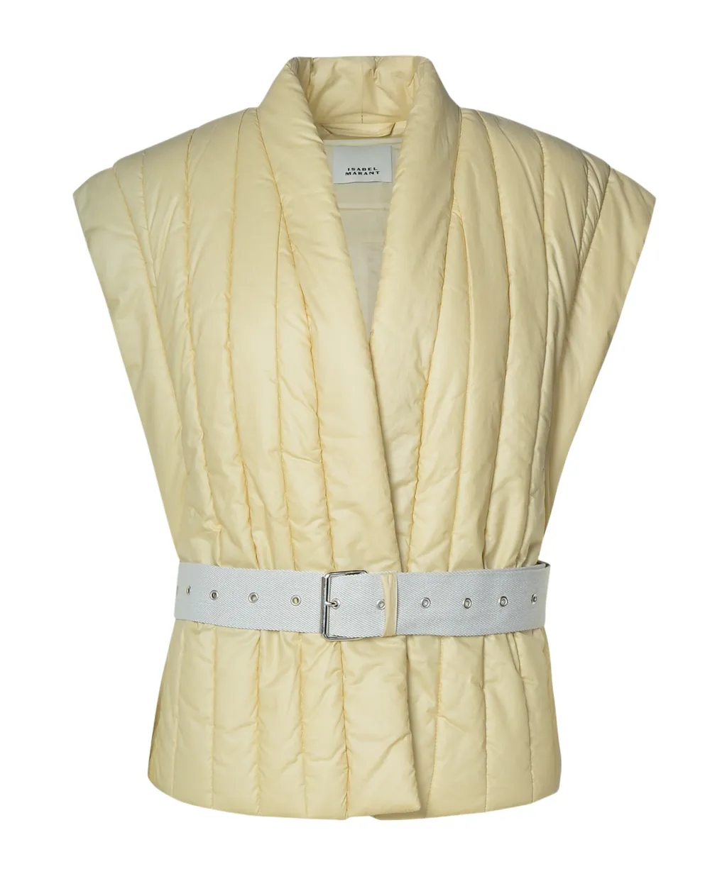 Isabel Marant Ajali Belted Padded Gilet