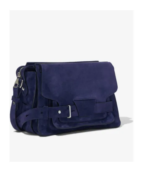 Beacon Suede Saddle Bag