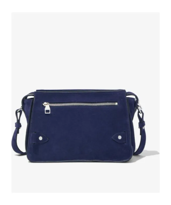Beacon Suede Saddle Bag