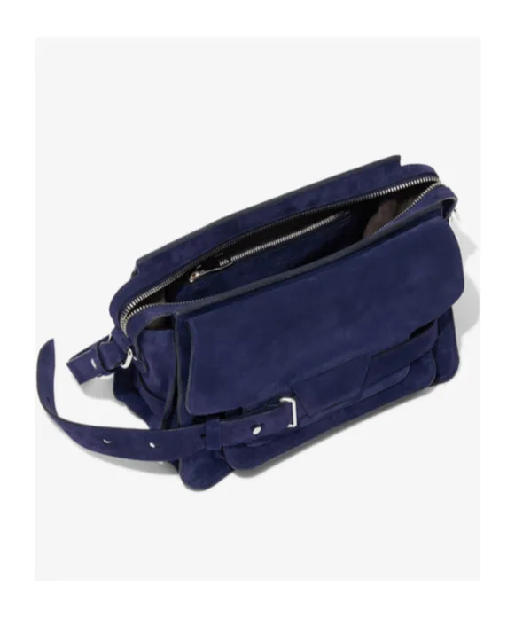 Beacon Suede Saddle Bag
