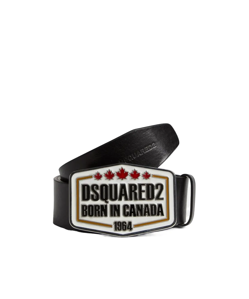 Dsquared2 Logo Buckled Belt