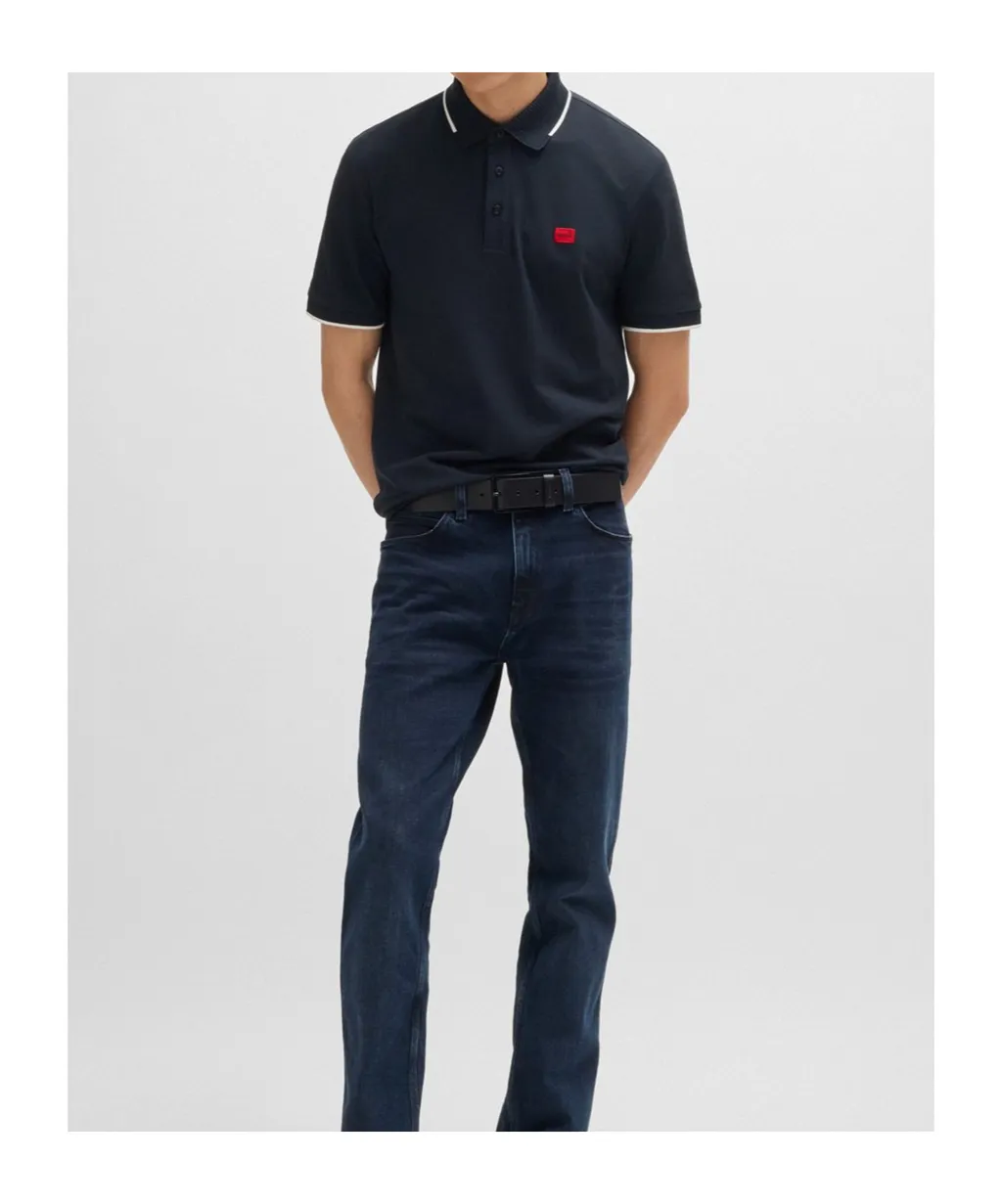 Logo-Patch Polo Shirt