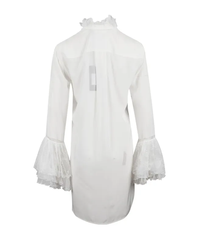 Lace Long-Sleeved Shirt