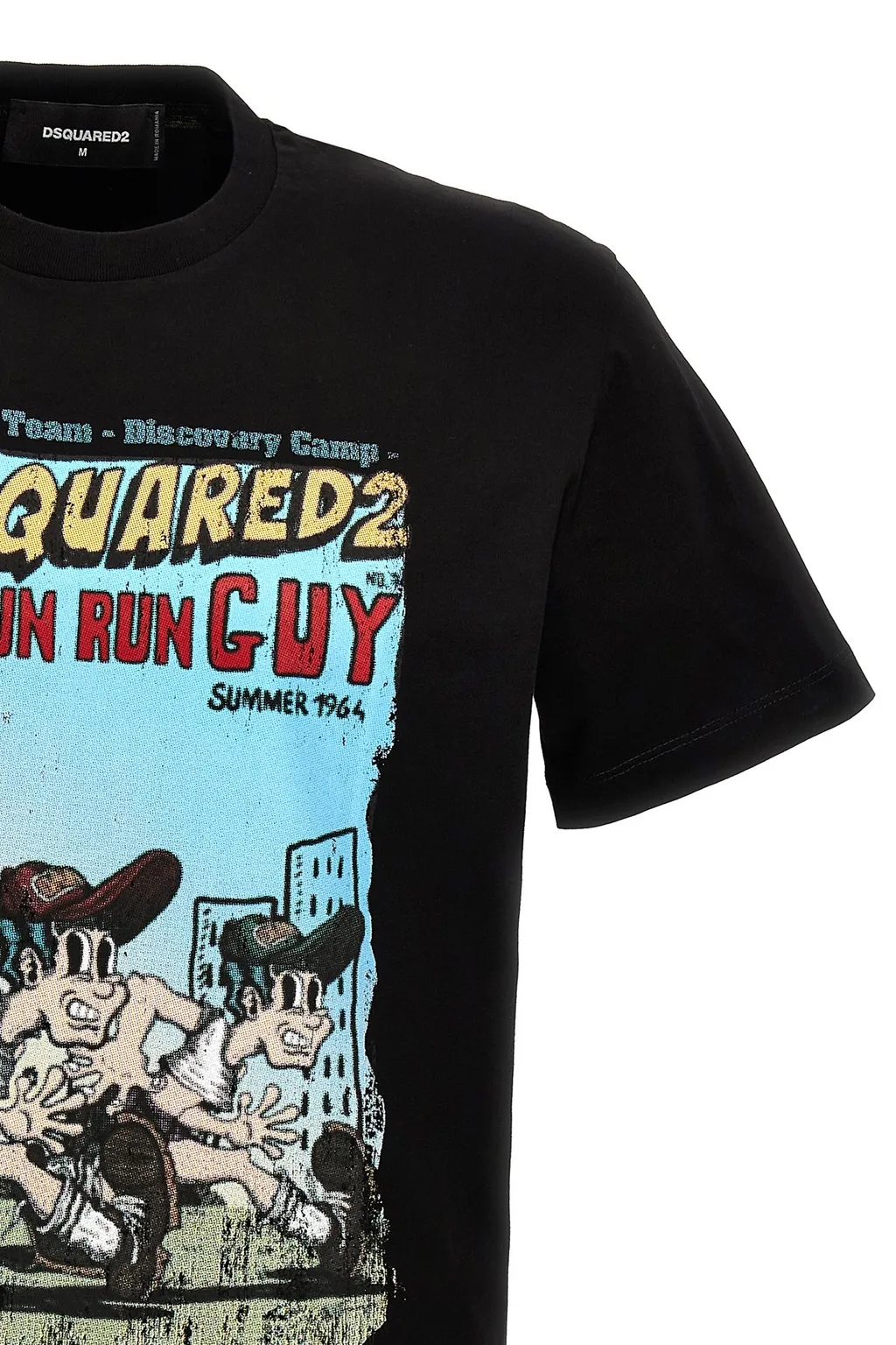 Dsquared2 Graphic Printed Crewneck T-Shirt