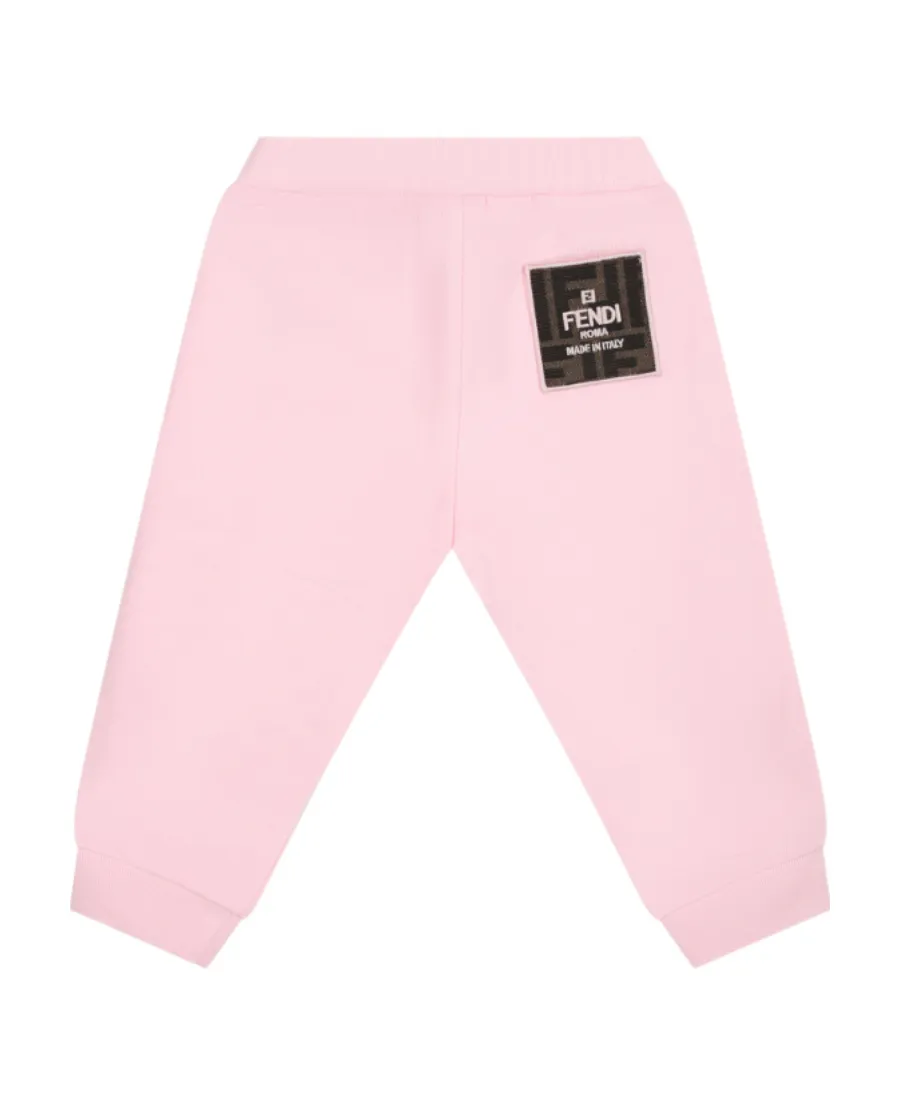 Fendi Kids Logo Patch Track Pants